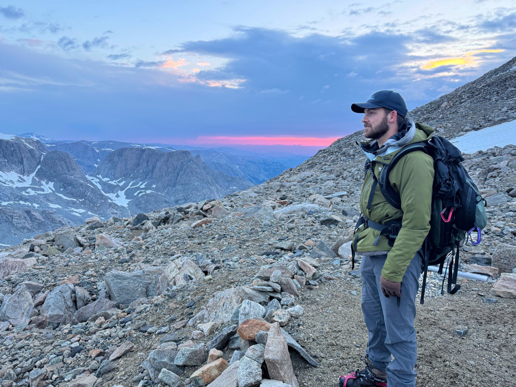 Bonnie Pass before Gannet Peak ascent