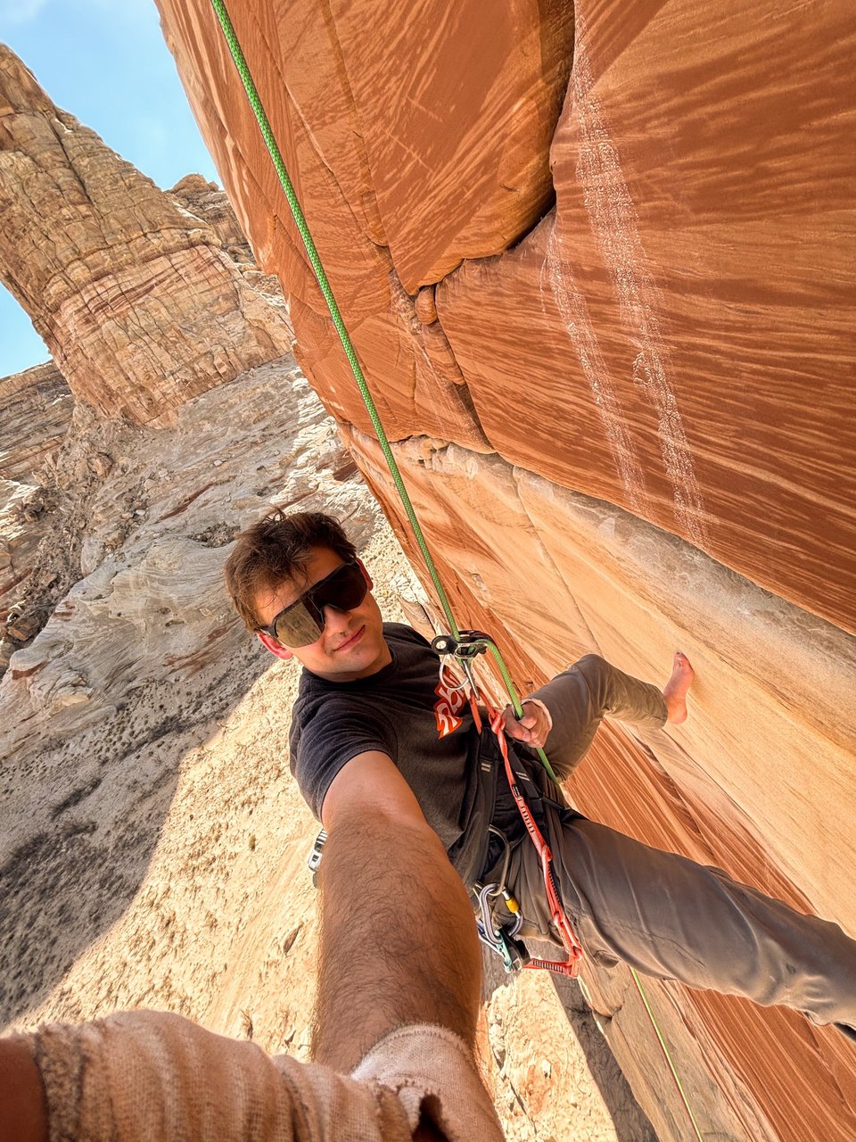 Climbing on Ketosis route