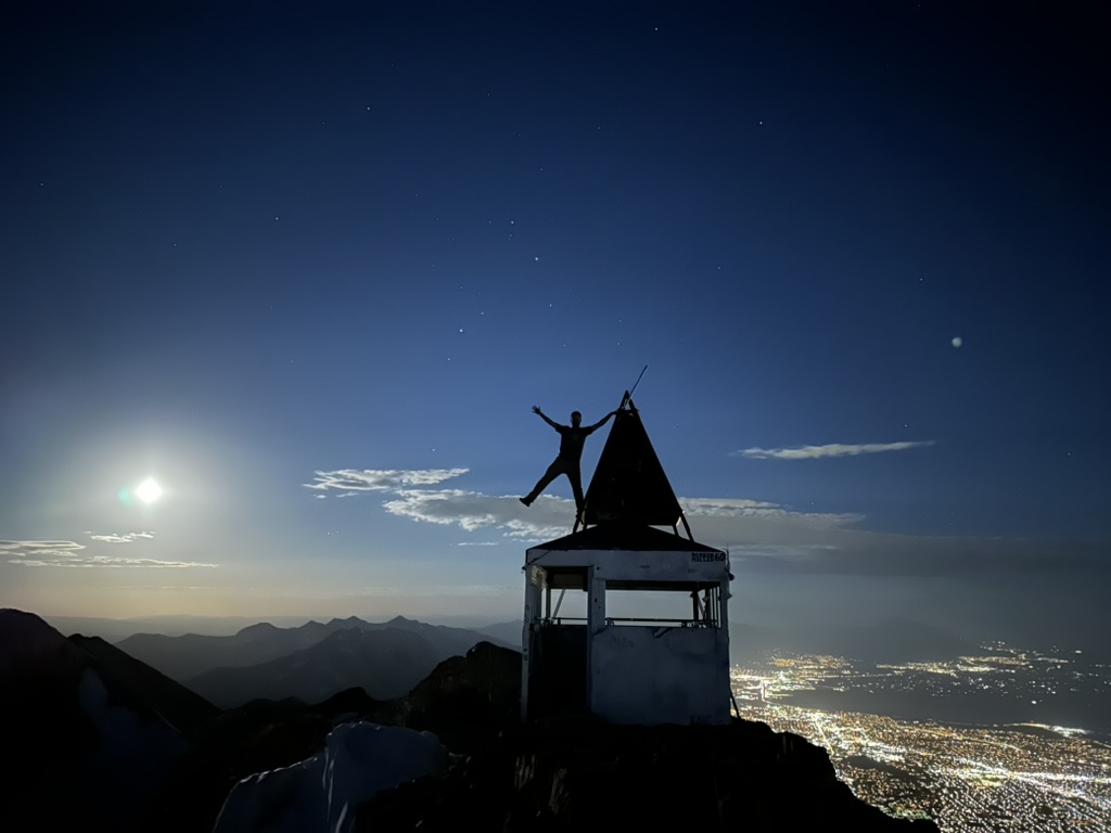 Mt. Timpanogos with snow