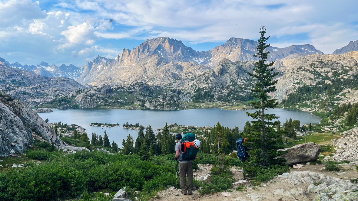 Mountain lake in Wind Rivers
